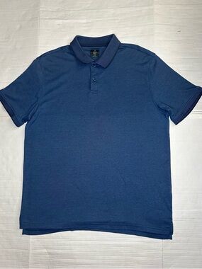 Member’s Mark Men's Cotton Polo Shirt in Navy Blue size L